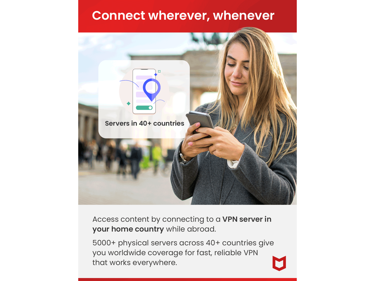 McAfee Safe Connect Secure VPN 2024 Premium Unlimited VPN 5 Devices