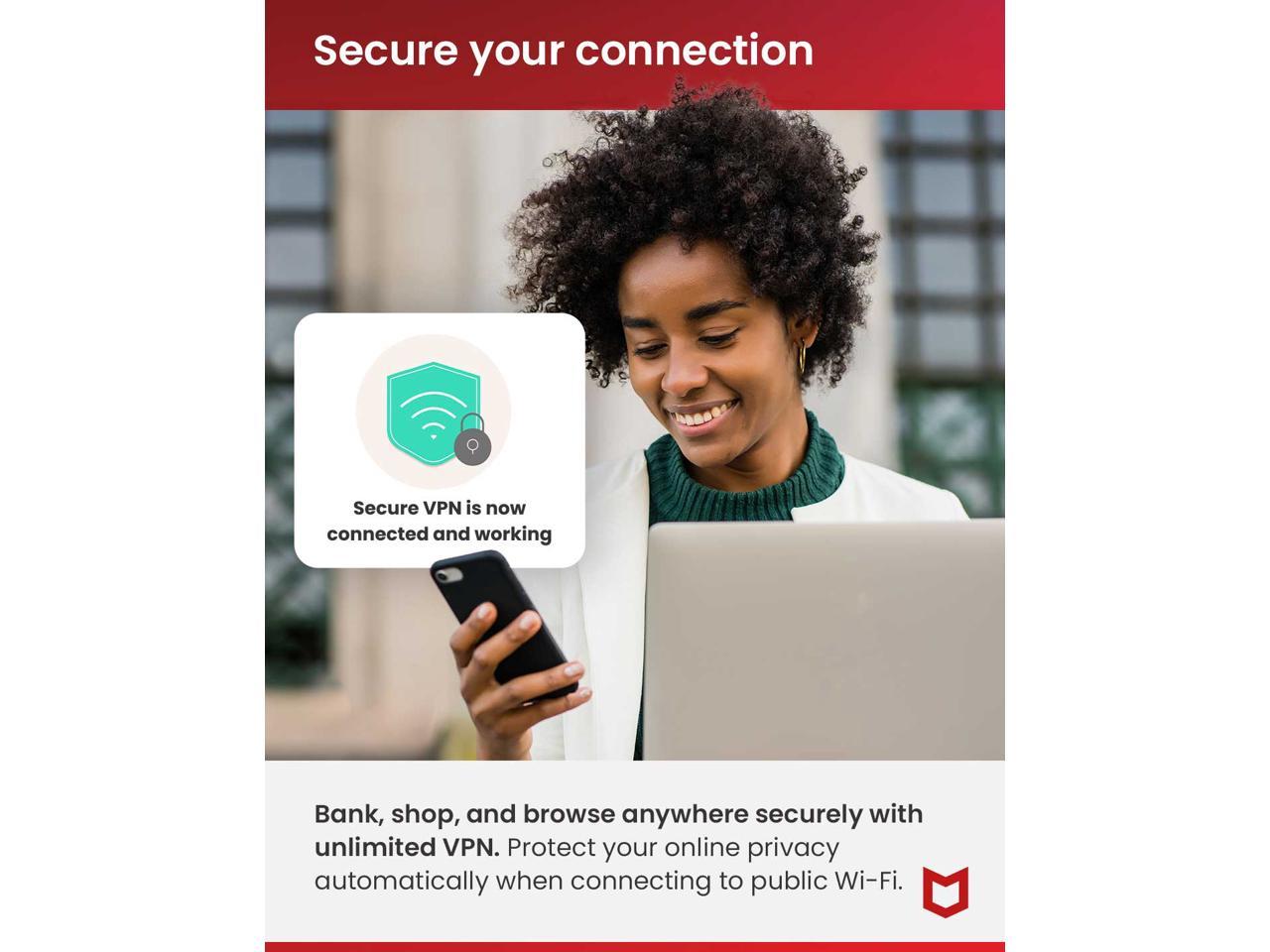 McAfee Total Protection 2024 Unlimited VPN / Password Manager / Identity Monitoring 3