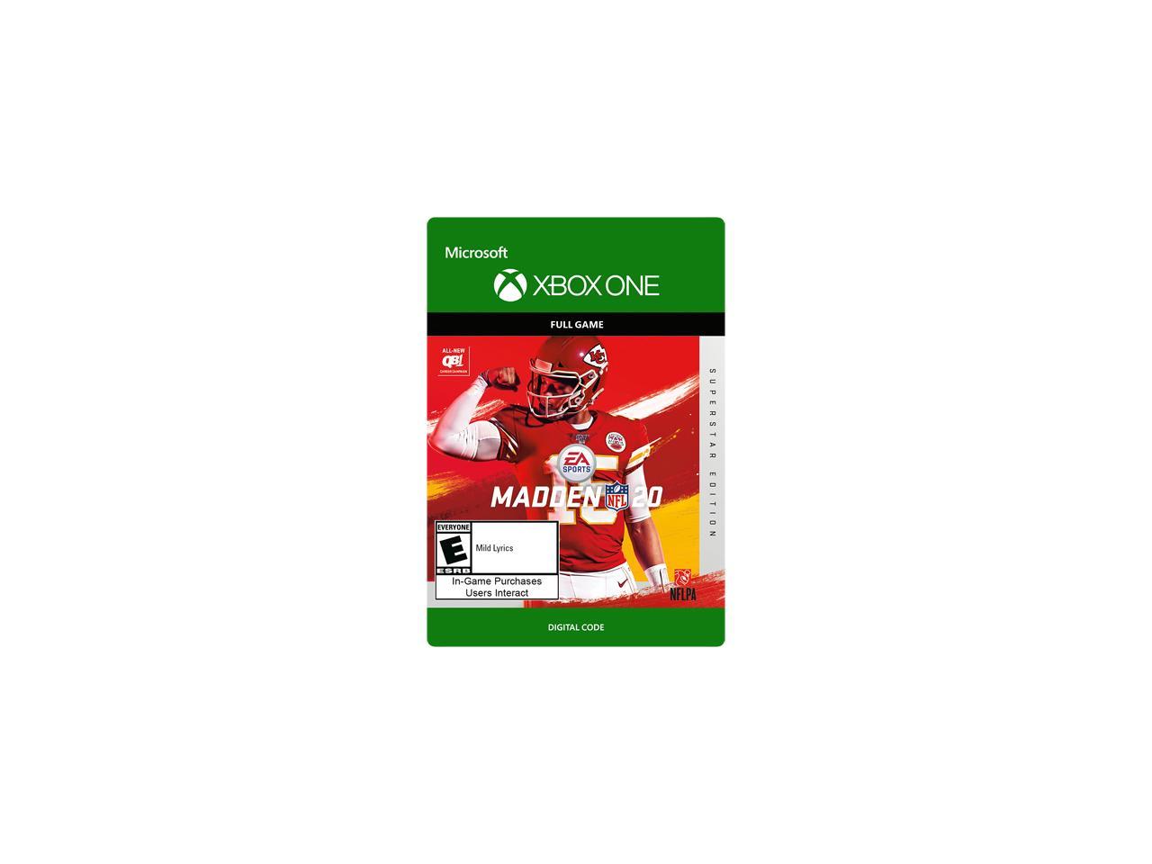 Madden NFL 20: Superstar Edition Xbox One [Digital Code ...