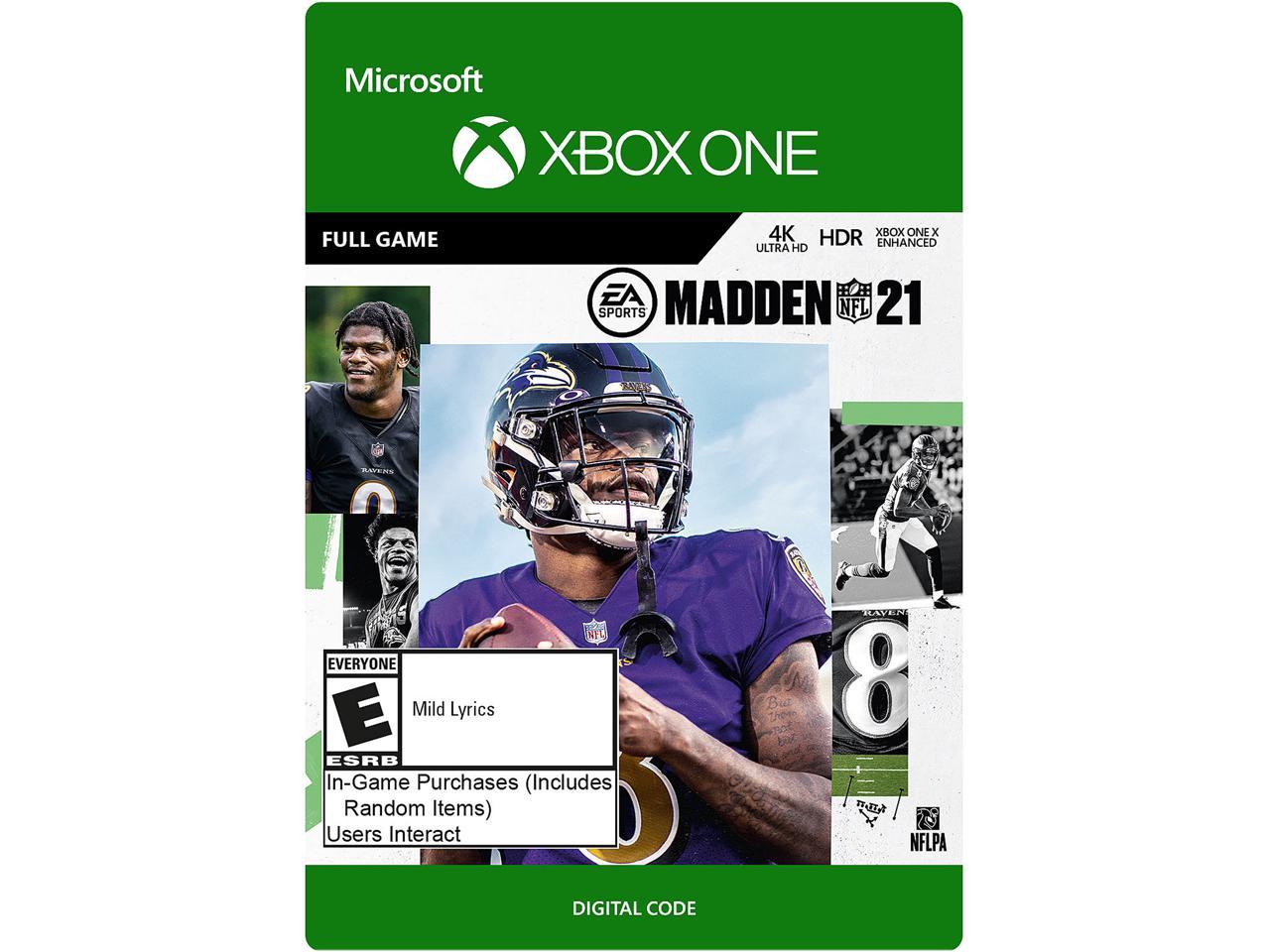 Madden Nfl 21 Standard Edition Xbox One Digital Code Newegg Com