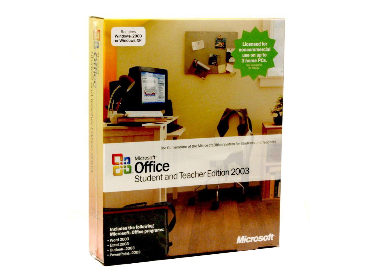 Microsoft Office Student and Teacher Edition 2003 