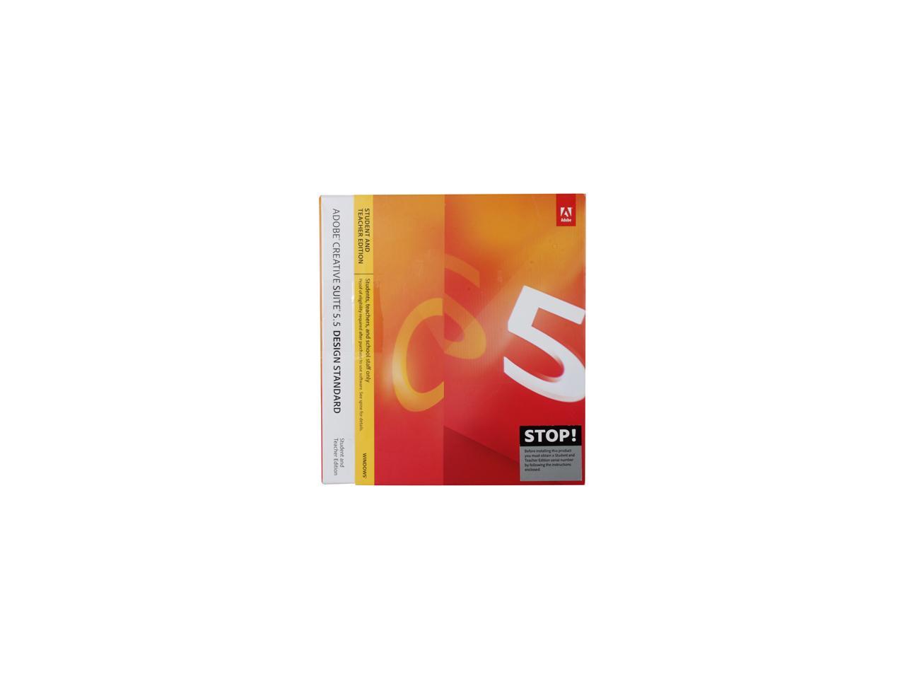 Adobe CS5.5 Design Standard 5.5 Win - Student and Teacher - Newegg.com