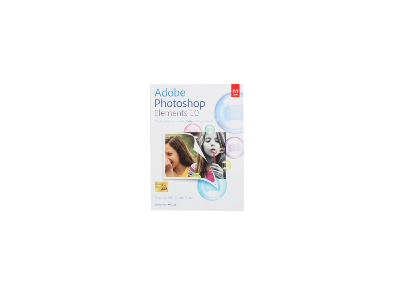 Adobe Photoshop Elements 10 For Windows Mac Full Version Newegg Com
