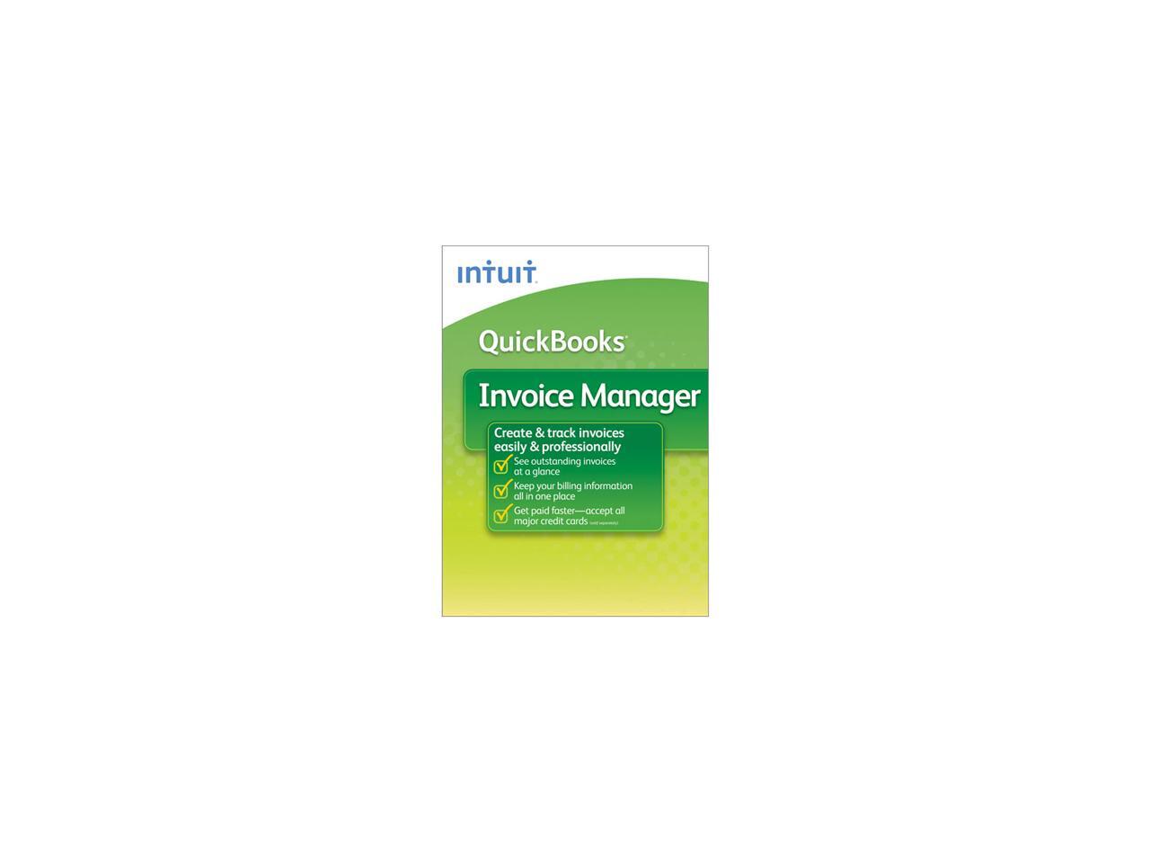 Intuit Quickbooks Invoice Manager 2010 Small Box