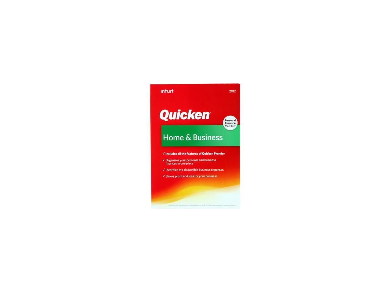 quicken home and business 2012 upgrade