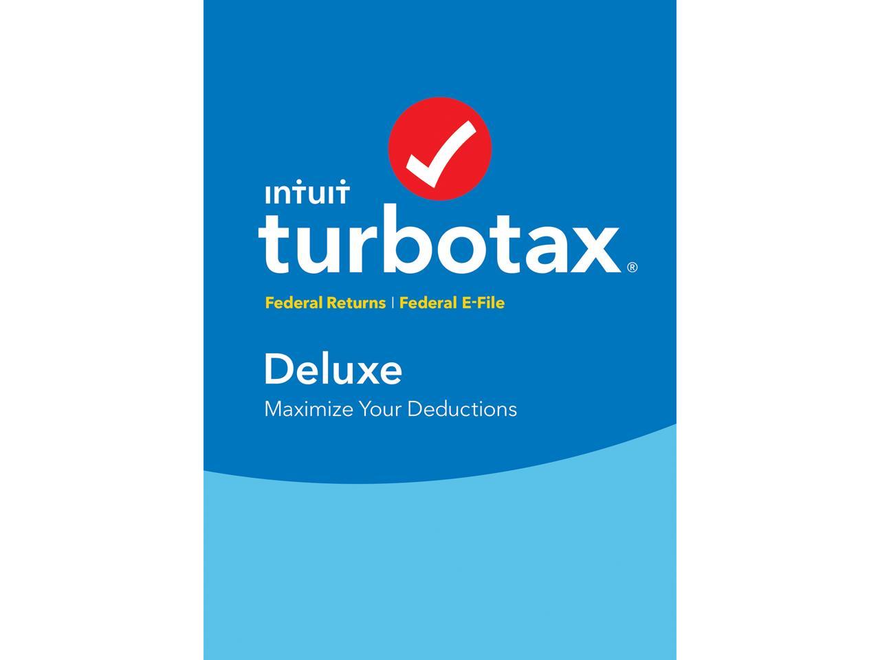 turbotax deluxe with state efile