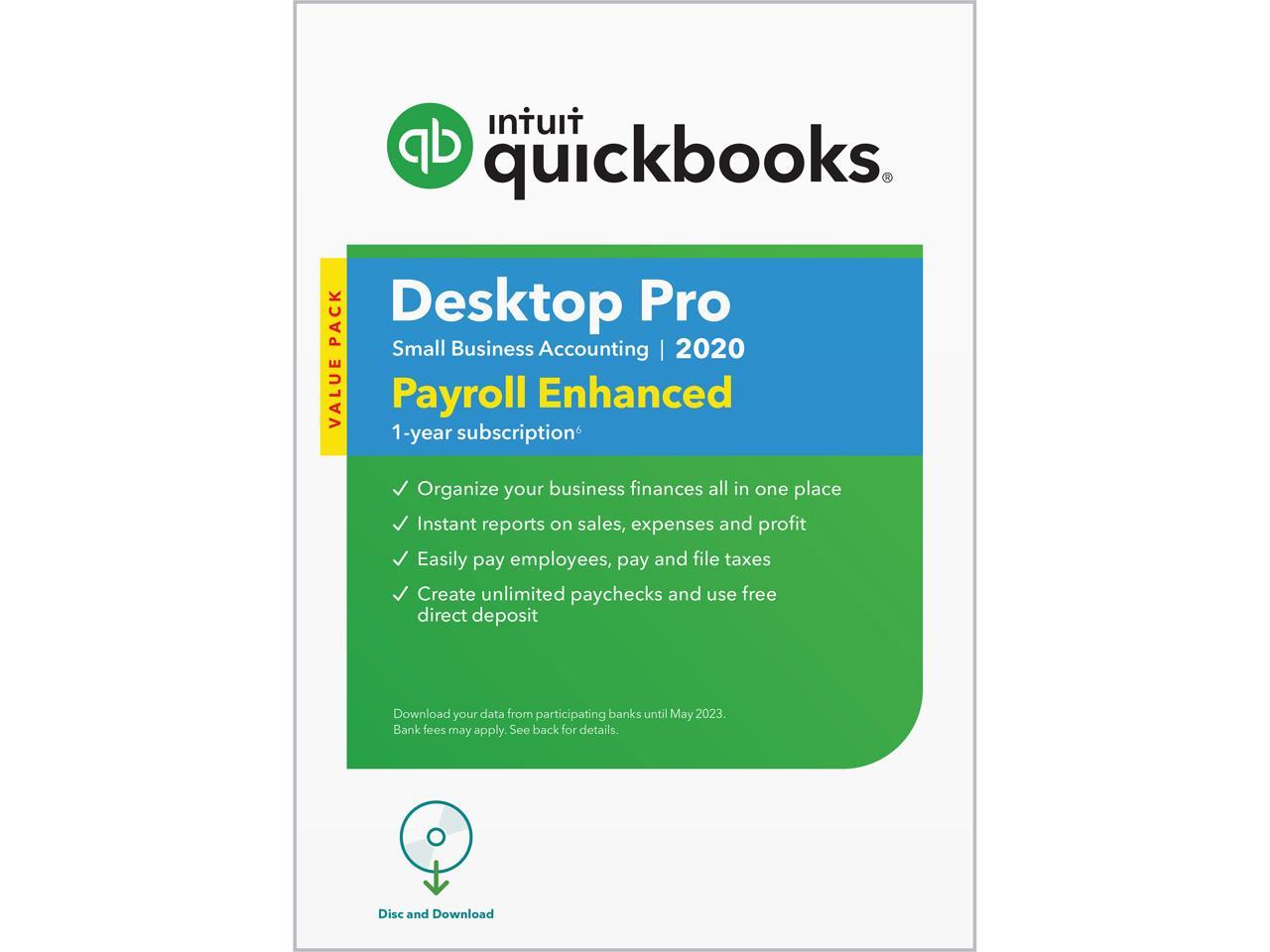 quickbooks pro with enhanced payroll 2017 download