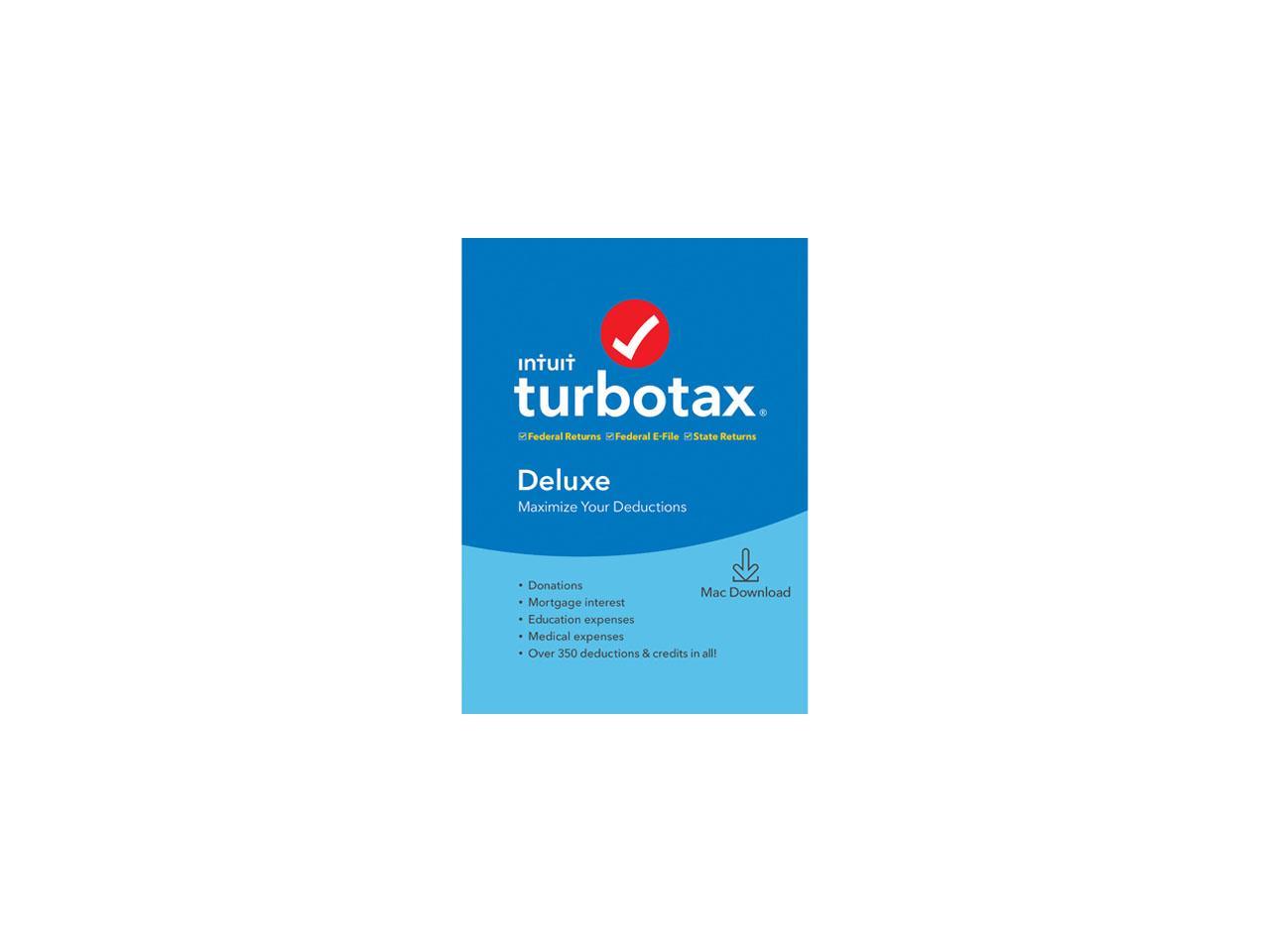 turbotax deluxe mac download newegg