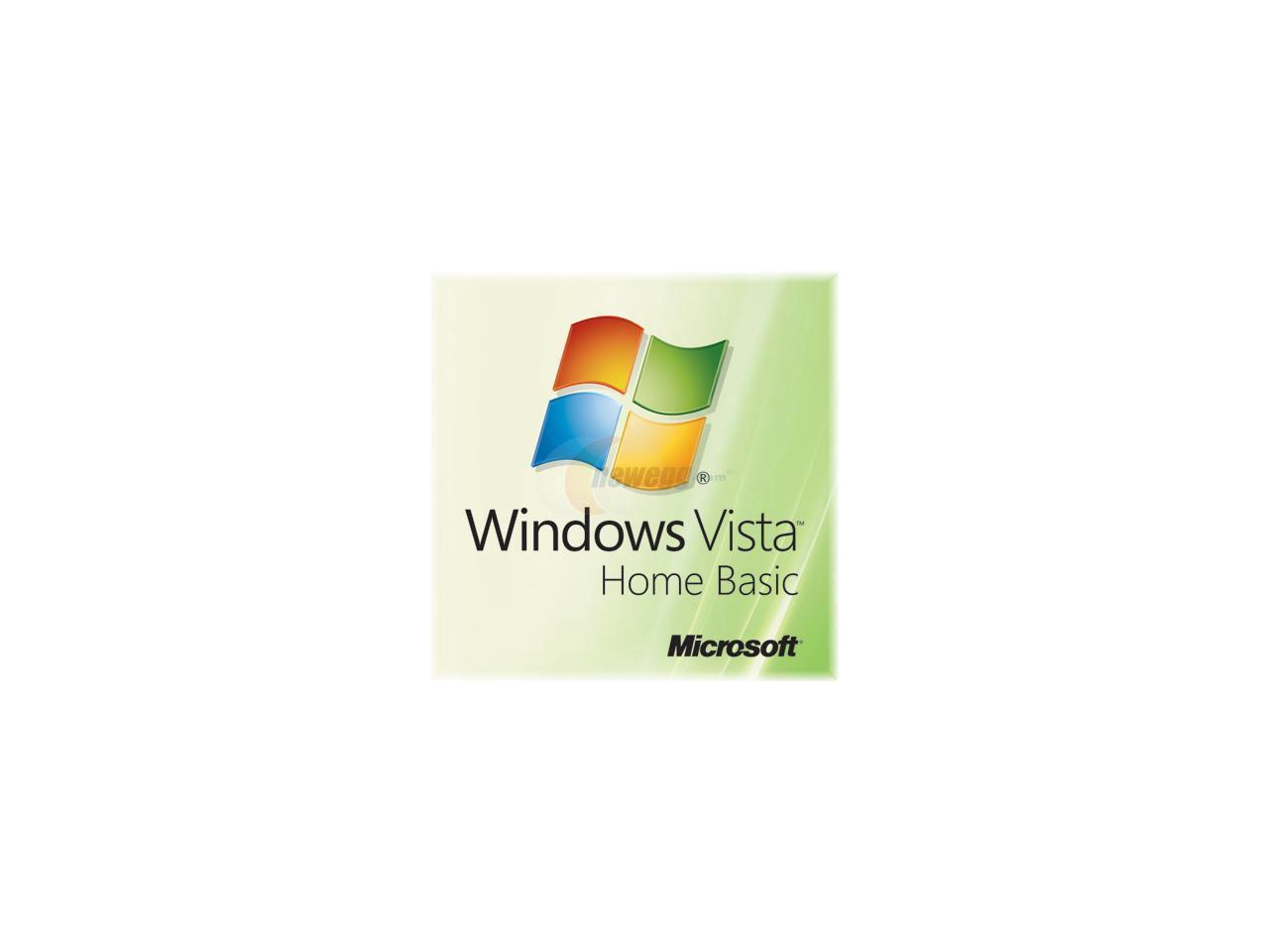 Microsoft Windows Vista 32Bit Home Basic for System Builders 3 Pack