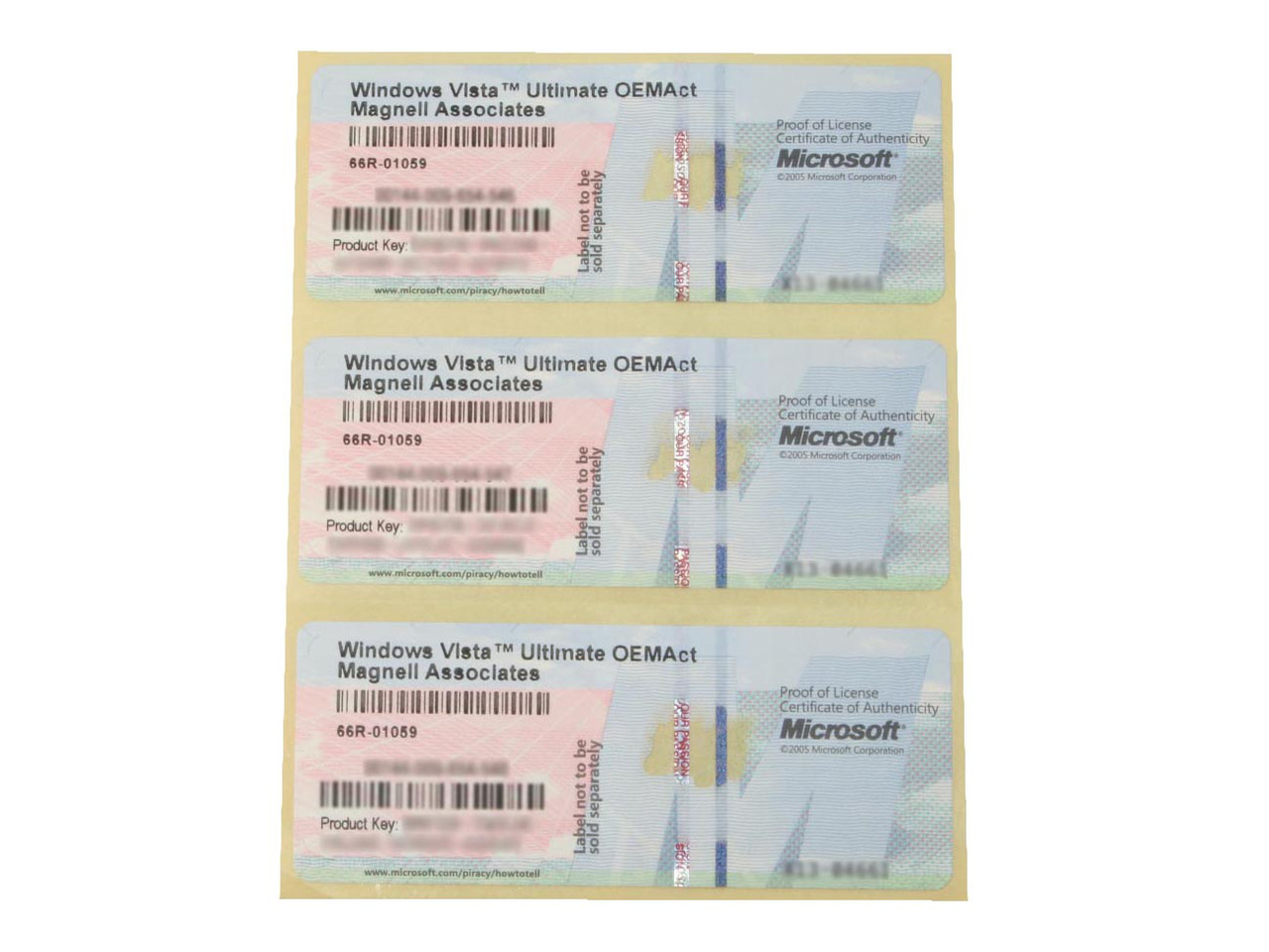 thumbnail image 2 of Microsoft Windows Vista COA Key Recovery/Replacement Kit – All Editions X86 X64 2 of 4