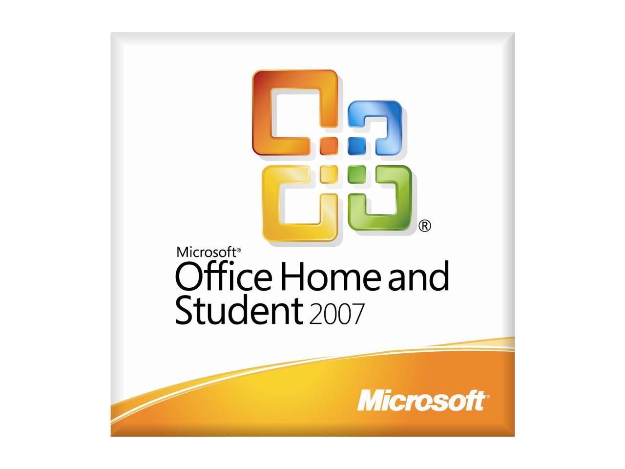 Microsoft Office Home and Student 2007 Win32 English 3PK DSP OEI