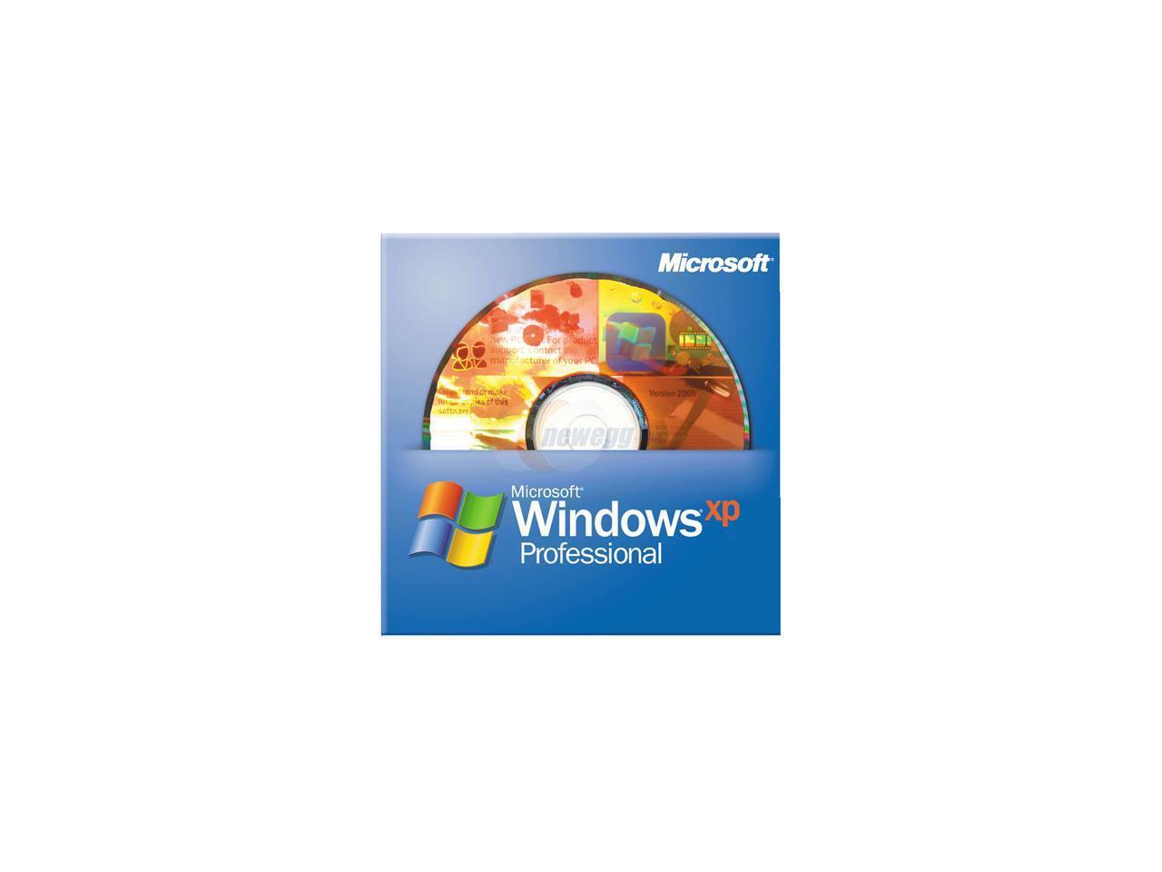 Microsoft Windows XP Professional SP3 3 Pack for System Builders 