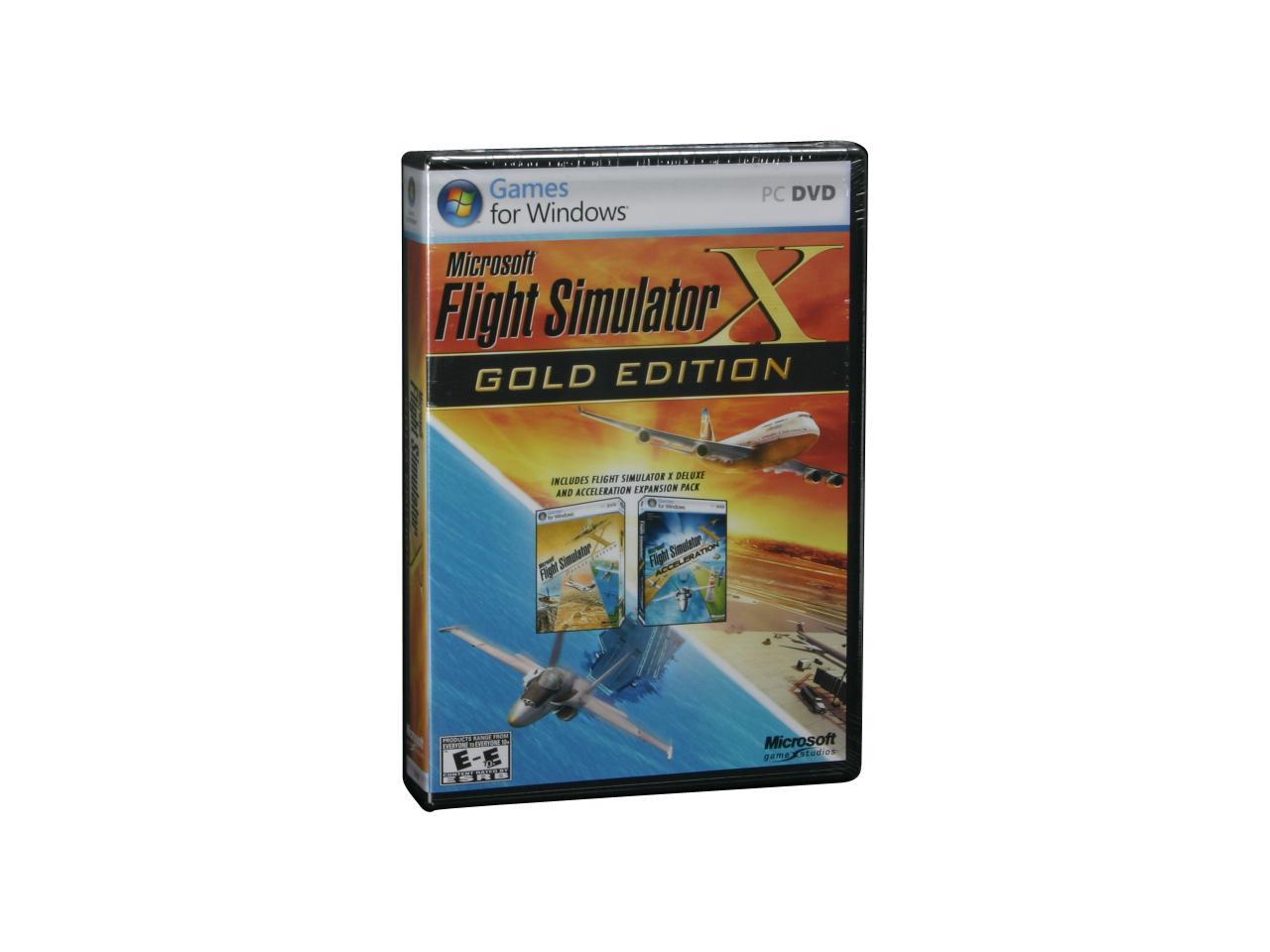 microsoft flight simulator x gold edition with acceleration expansion