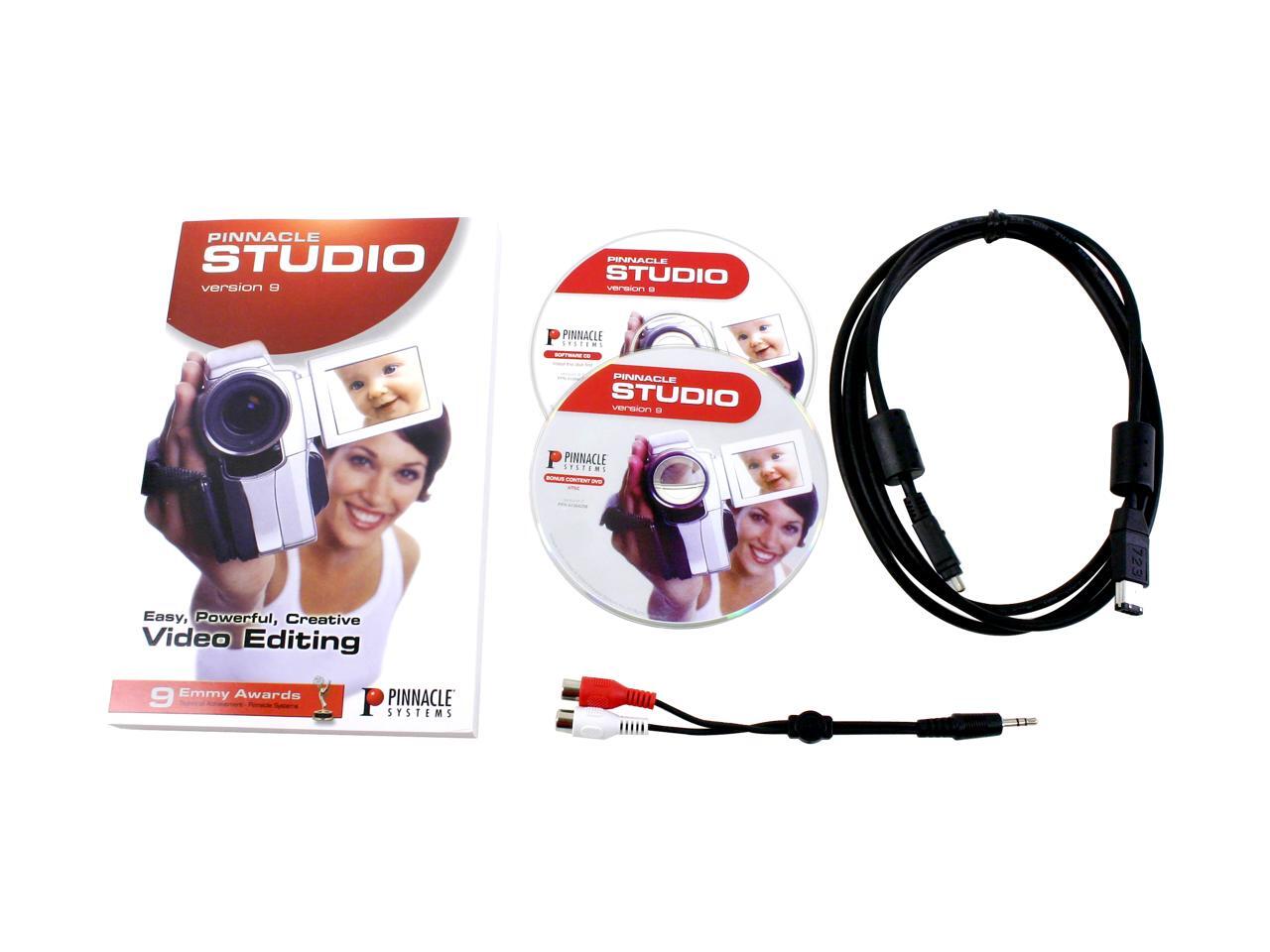 pinnacle studio 9 codecs