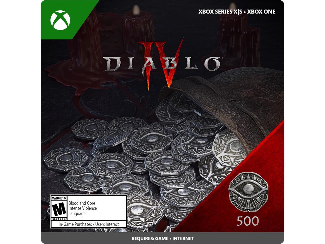 Diablo® Iv 500 Platinum Xbox Series Xs Xbox One Digital Code 3927