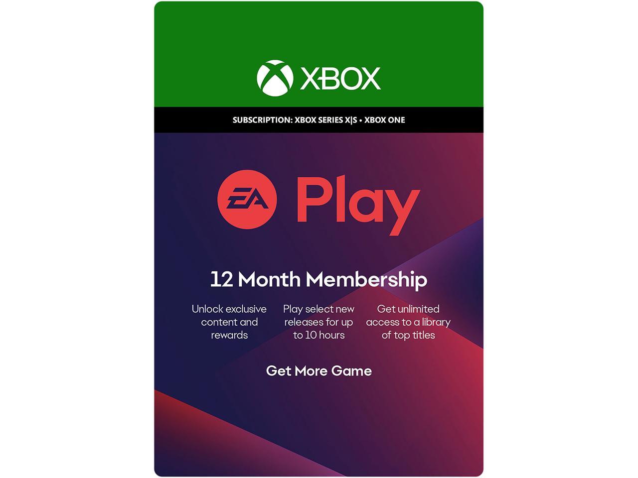 EA Play 12 Month Subscription Xbox One Digital Code 