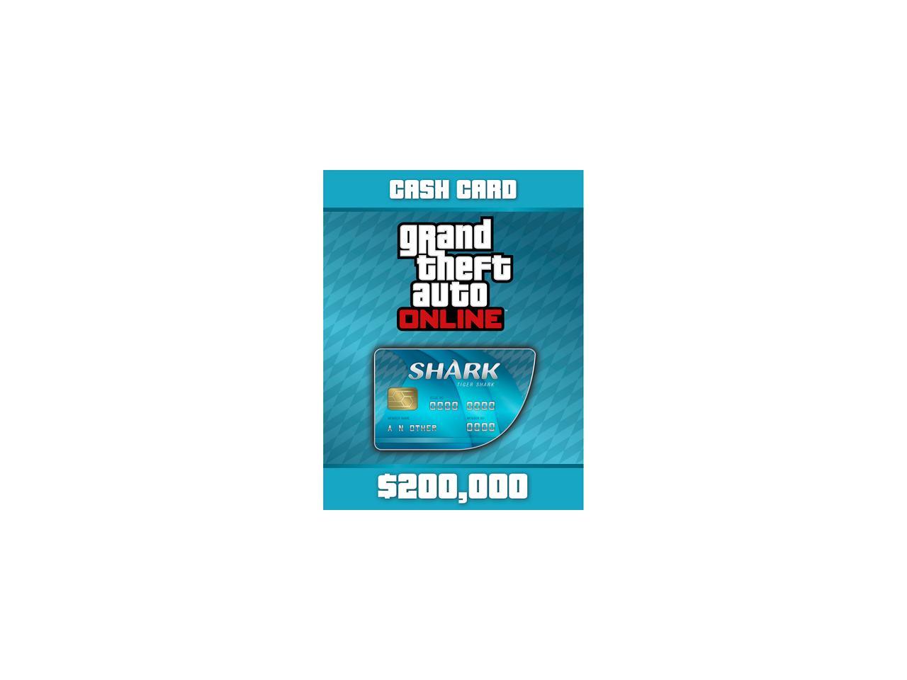 Grand Theft Auto Online Tiger Shark Cash Card Pc Digital Code Newegg Com