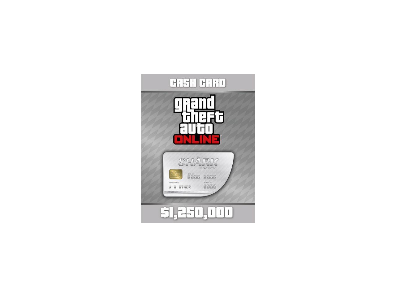 Grand Theft Auto Online Great White Shark Cash Card Pc Digital Code Newegg Com