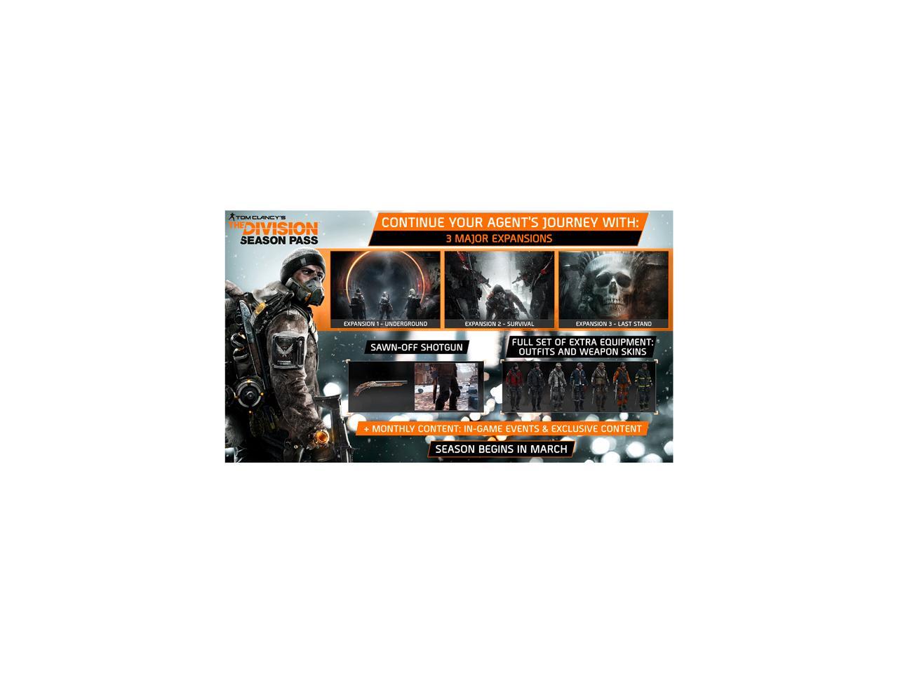Tom Clancy's The Division Season Pass [Online Game Code] - Newegg.com