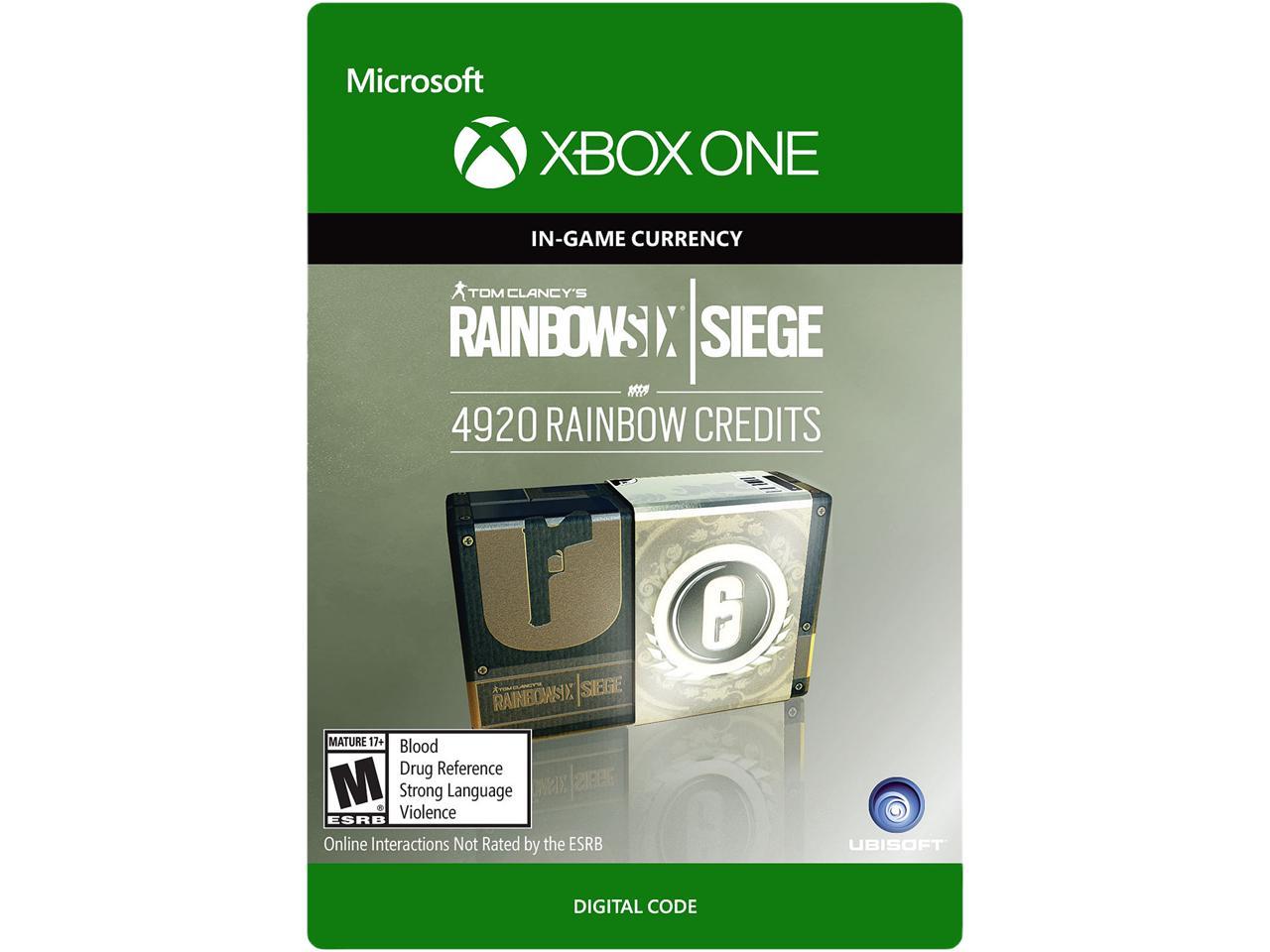 Tom Clancy's Six Siege Currency pack 4920 Xbox One [Digital Code] Newegg.com