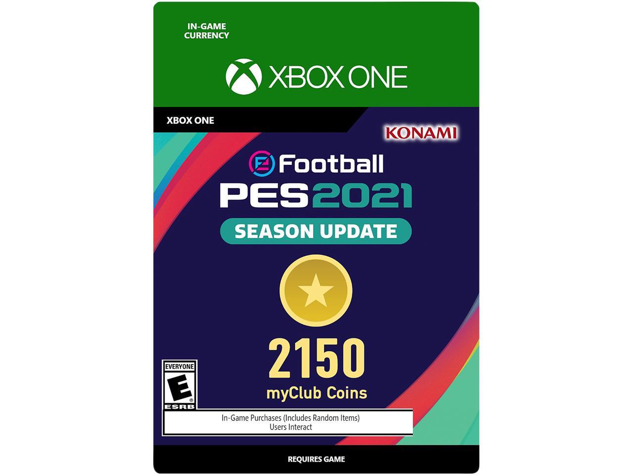 eFootball PES 2021 SEASON UPDATE: myClub Coin 2150 Xbox