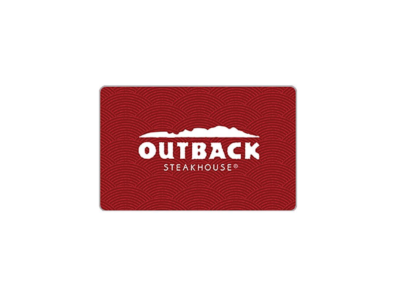 Outback Steakhouse 100 Gift Card (Email Delivery