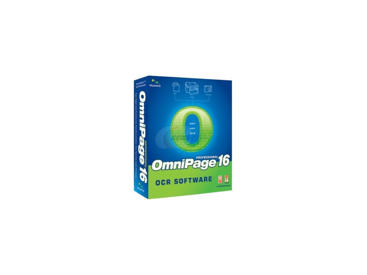 NUANCE OmniPage Professional 16 Upgrade - Newegg.com