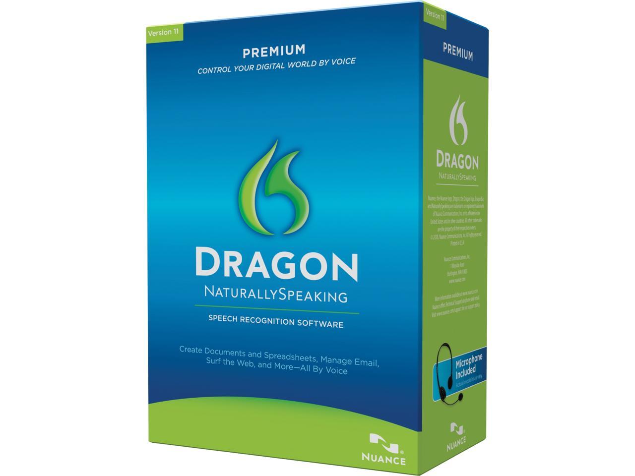 nuance dragon naturally speaking software free