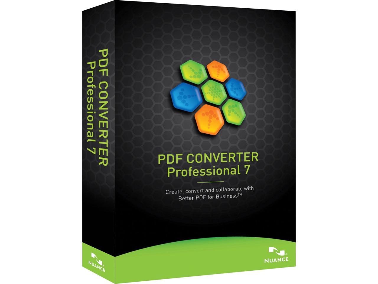 NUANCE PDF Converter Professional Newegg Com