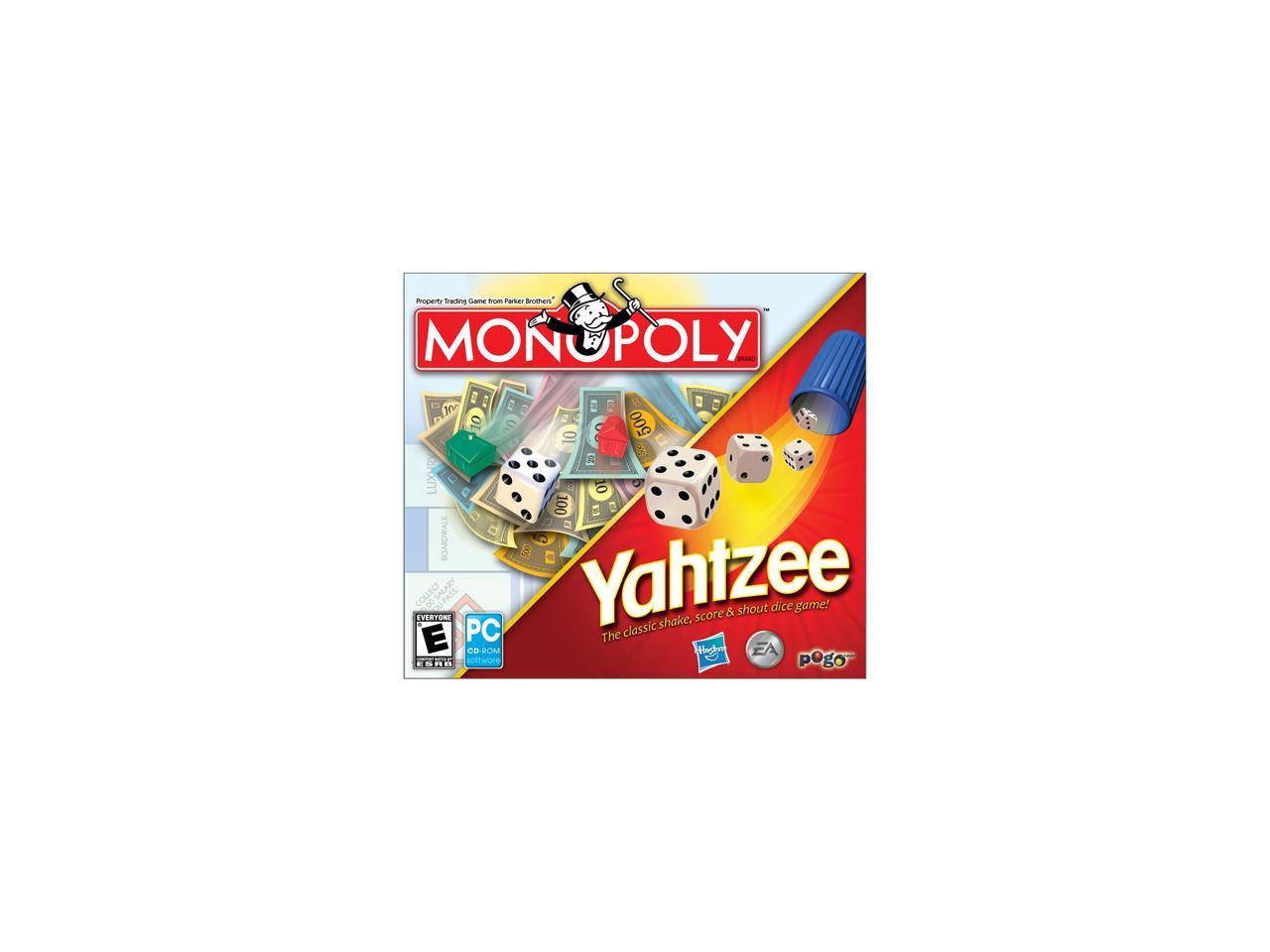 Yahtzee Jewel Case/Monopoly Jewel Case PC Game
