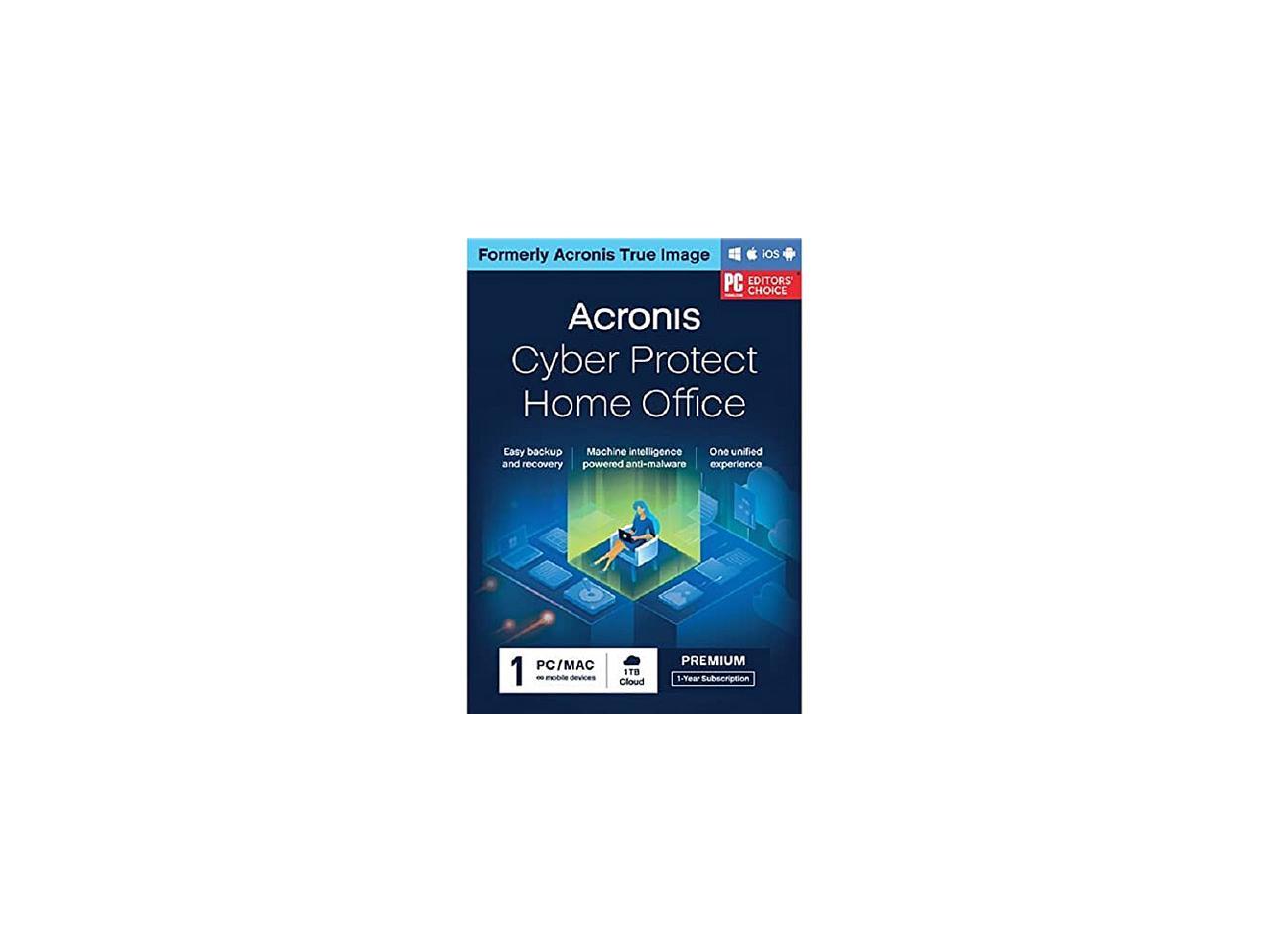 Acronis Cyber Protect Home Office Premium 1 Computer + 1 TB Acronis Cloud Storage 1 Year