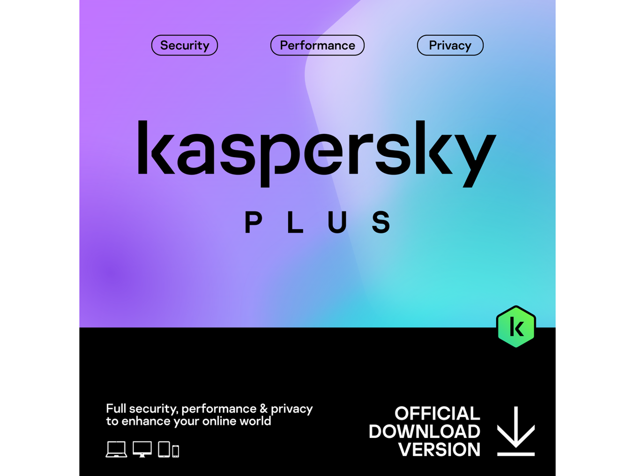 Kaspersky Plus 2024 5 Devices / 1 Year Unlimited VPN / Anti