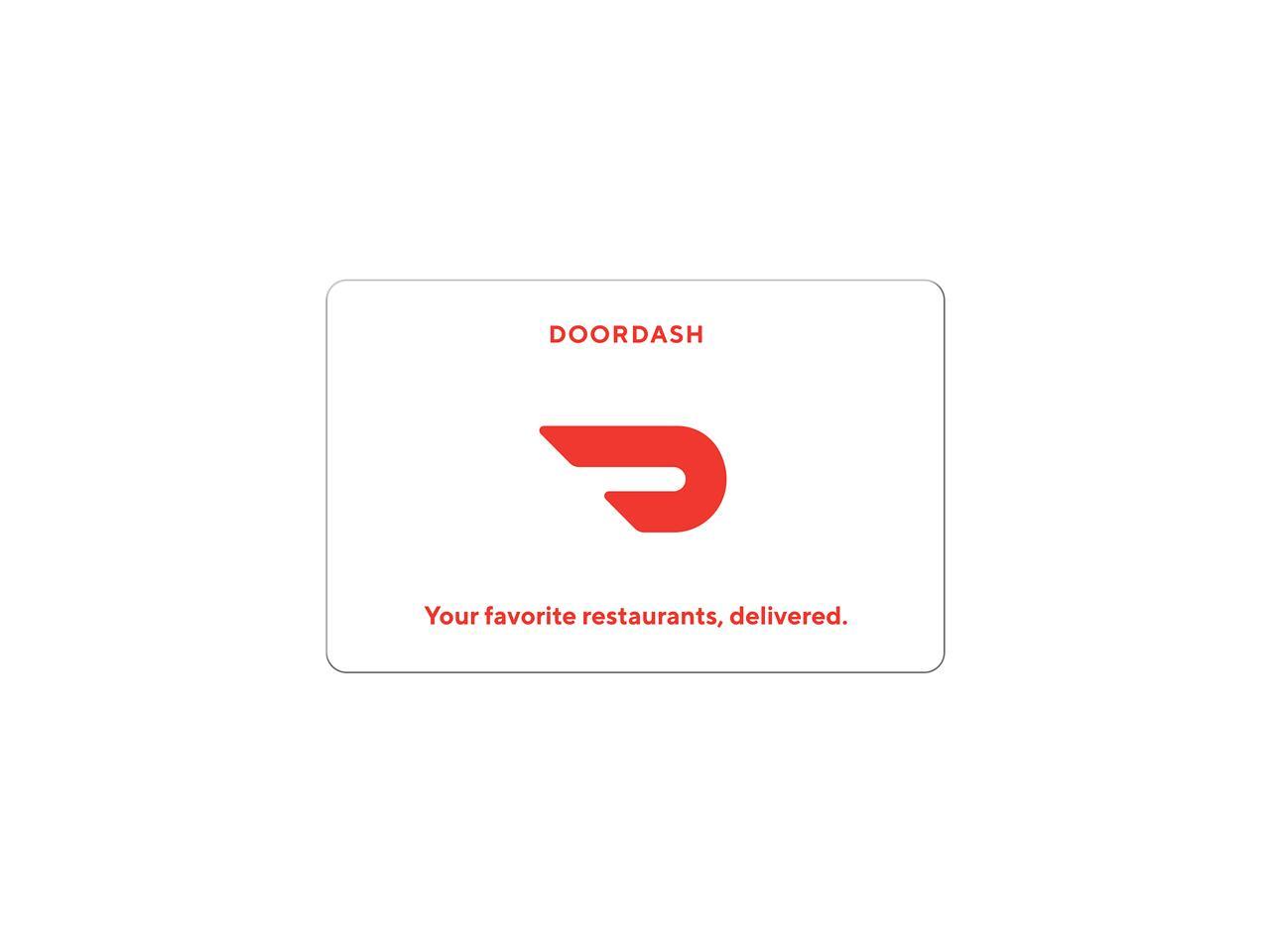 Printable Doordash Gift Card