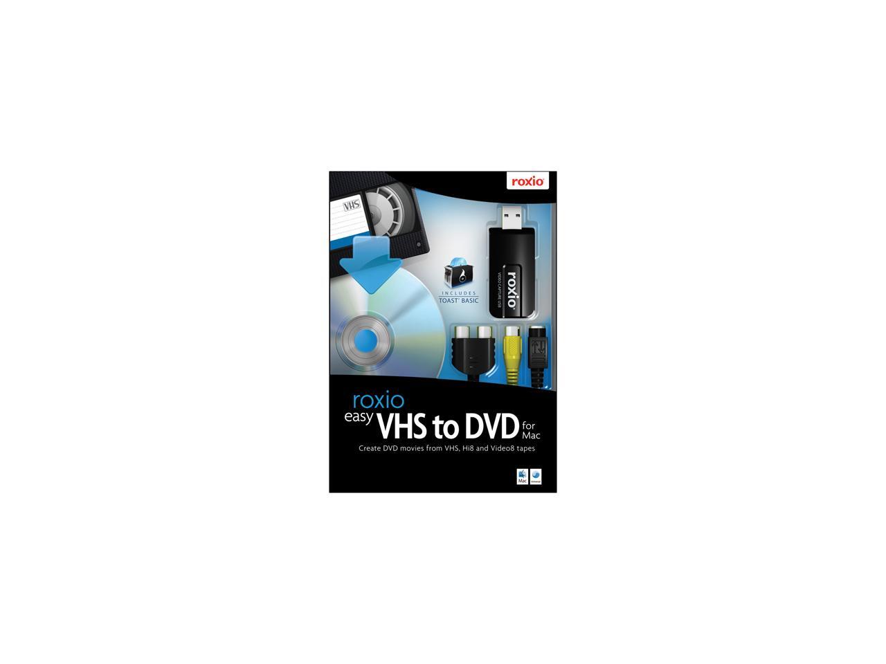 roxio easy vhs to dvd for mac