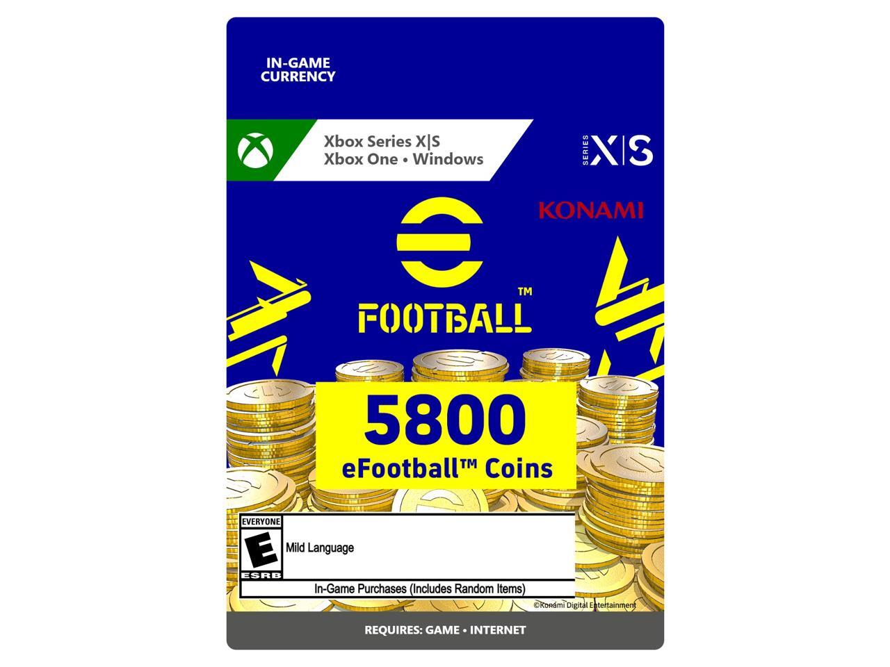 eFootball™ Coin 5800 Xbox Series XS, Xbox One, Windows [Digital Code