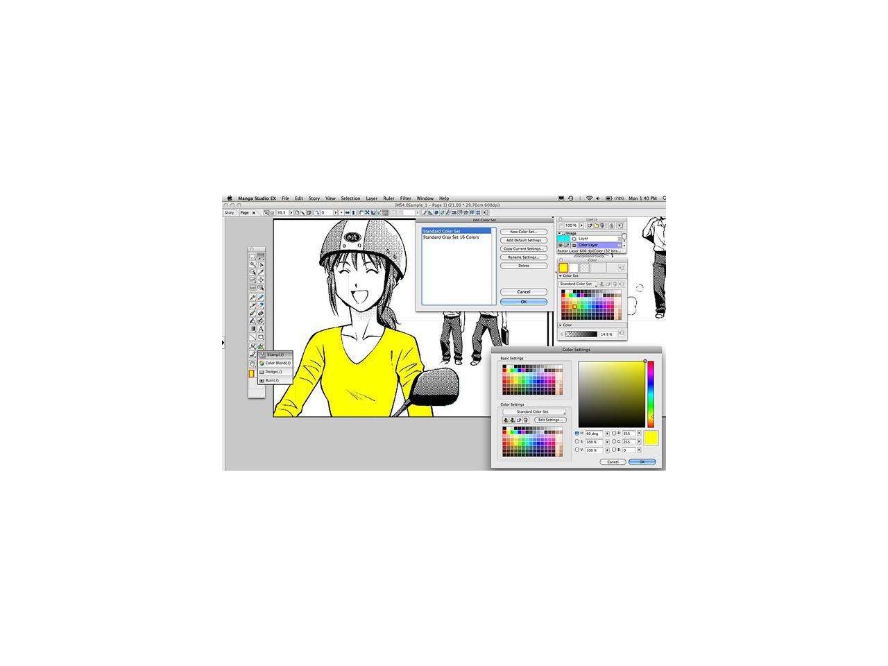 free manga studio mac