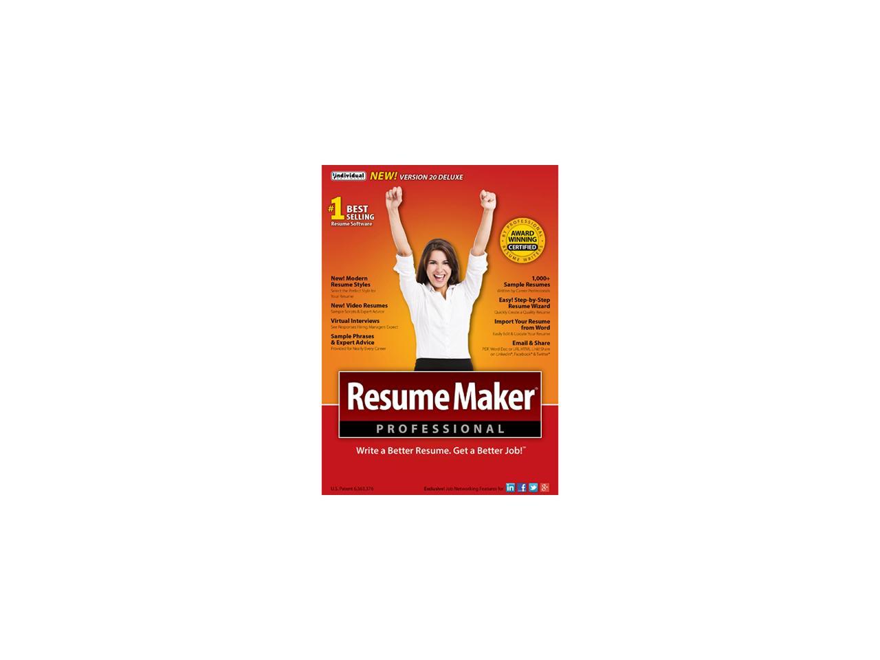 resumemaker professional deluxe 20 download free mac
