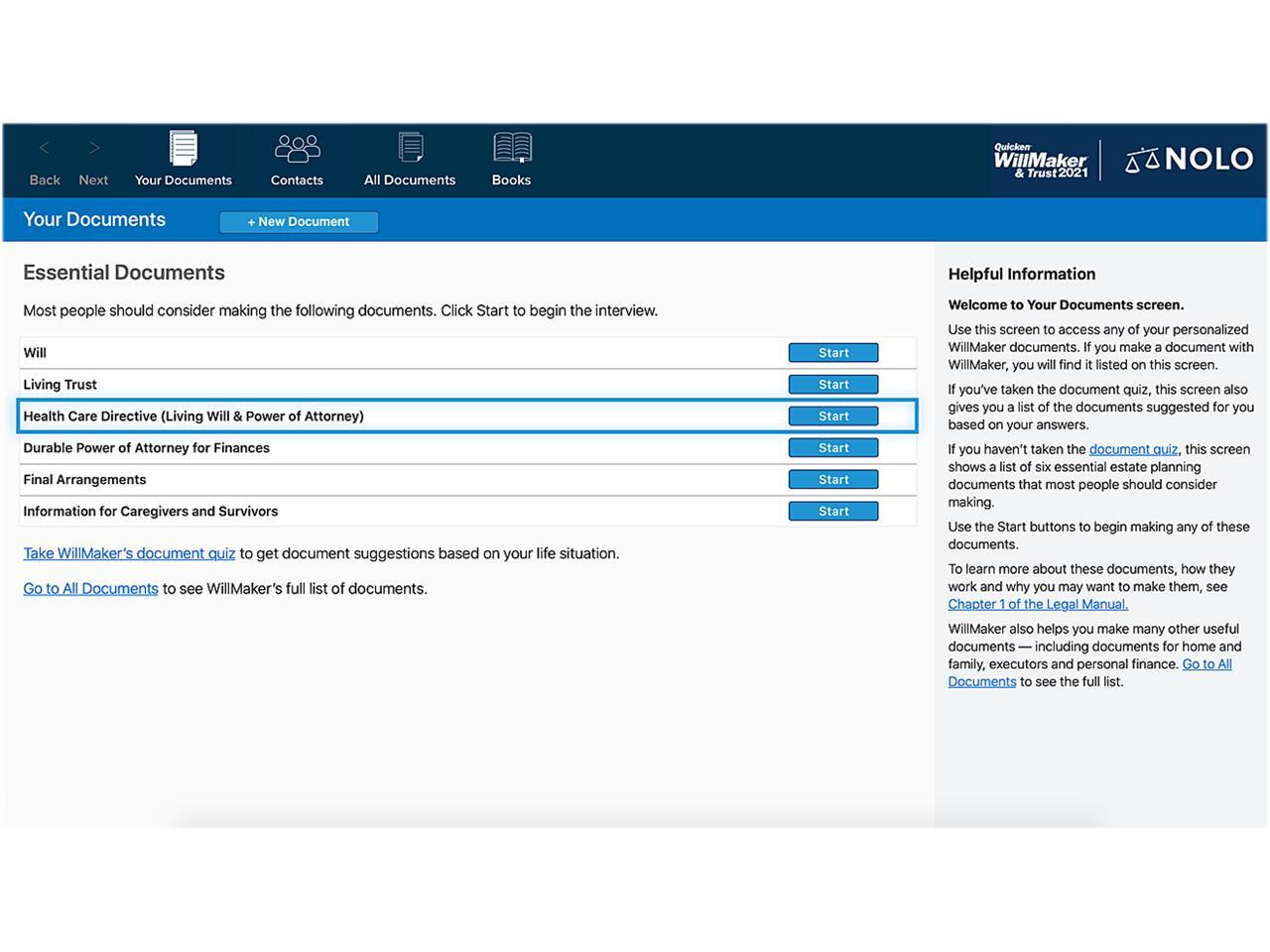 Quicken WillMaker & Trust 2021 for Windows & MAC