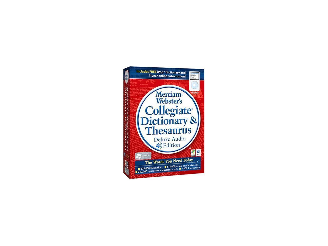 merriam webster collegiate dictionary mac os x