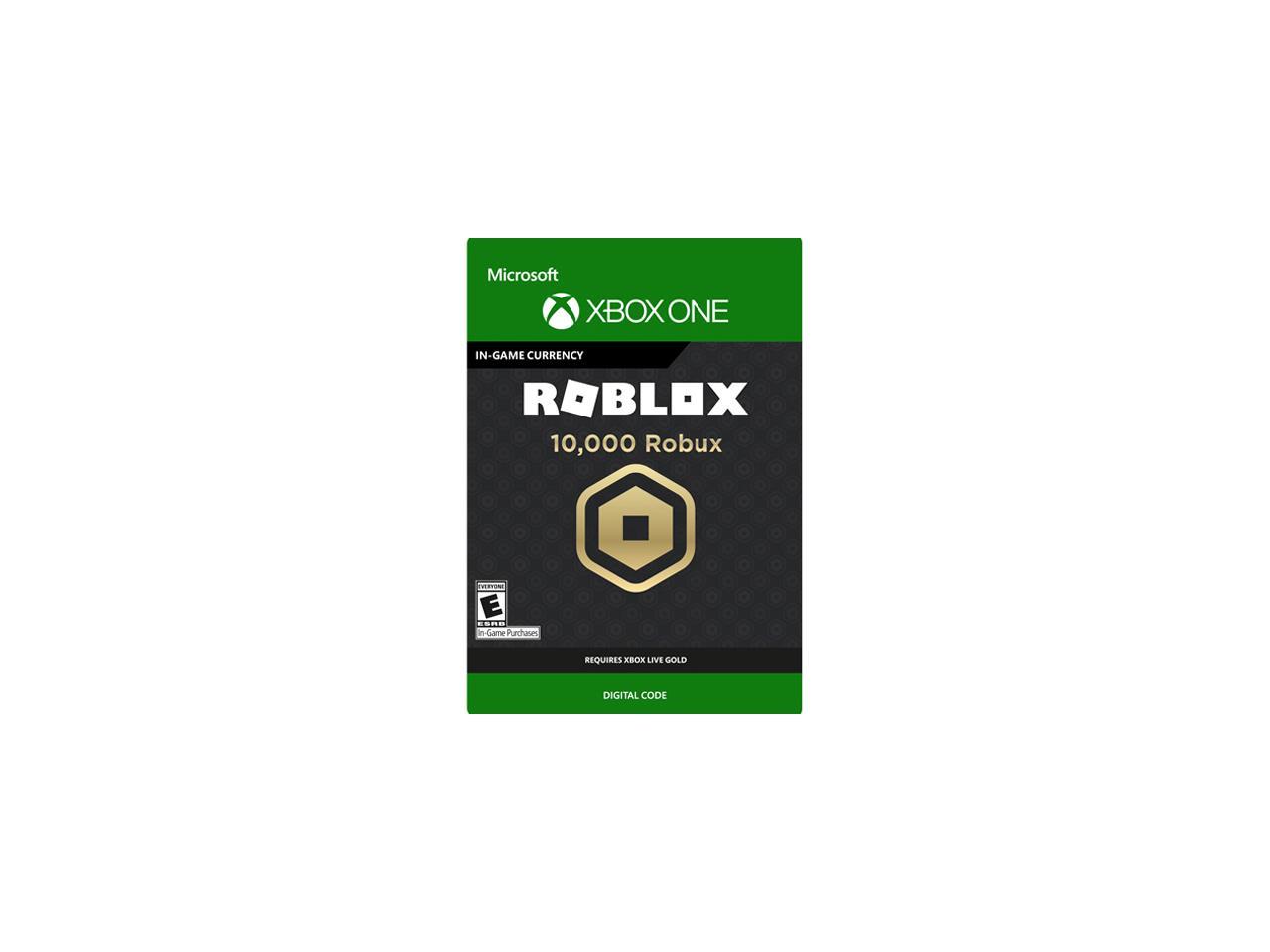 10 000 Robux For Xbox One Digital Code Newegg Com - buy 400 robux microsoft store