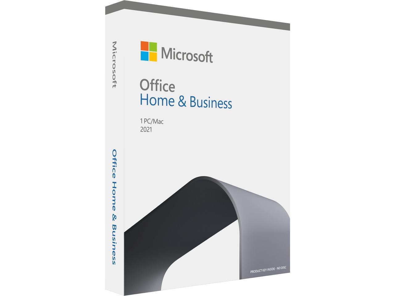 PC/タブレット PC周辺機器 Microsoft Office Home & Business 2021 | One Time Purchase, 1 Device |  Windows 10 PC/Mac Keycard