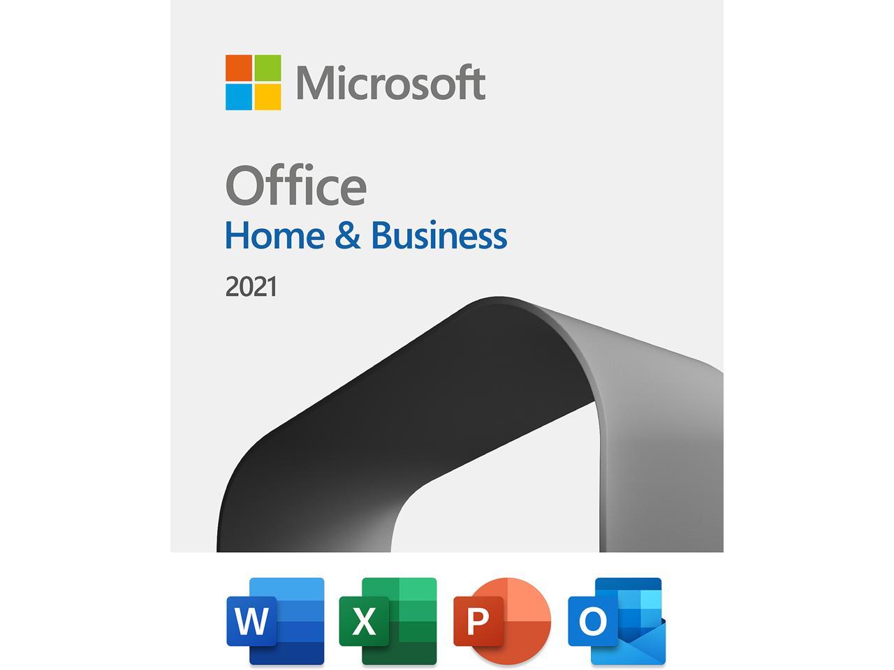 Microsoft Office Home & Business 2021 | One time purchase, 1 device |  Windows 10 & Windows 11 PC/Mac Download 