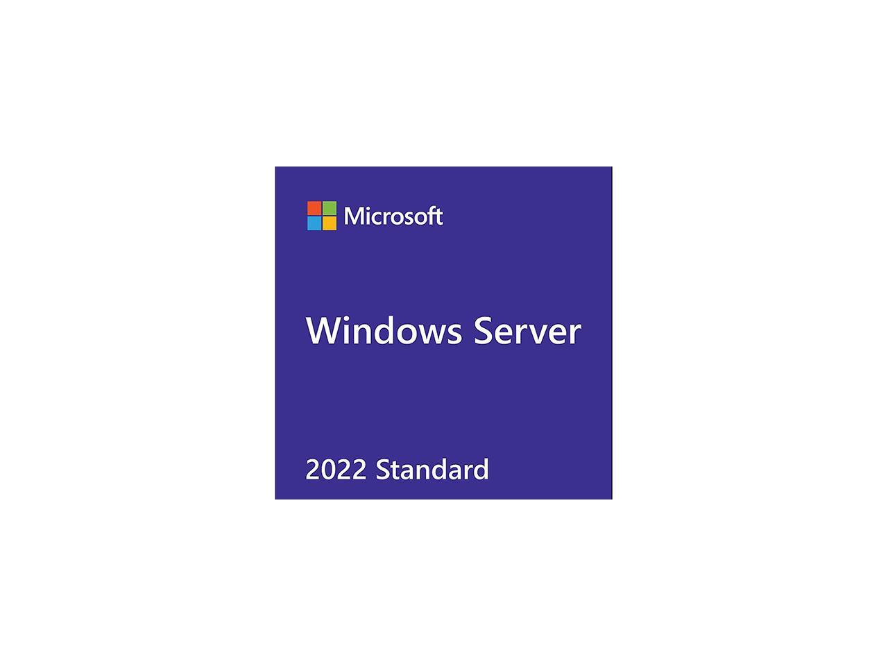 Microsoft Windows Svr Std 2022 English 1pk DSP OEI 4Cr NoMedia/NoKey ...