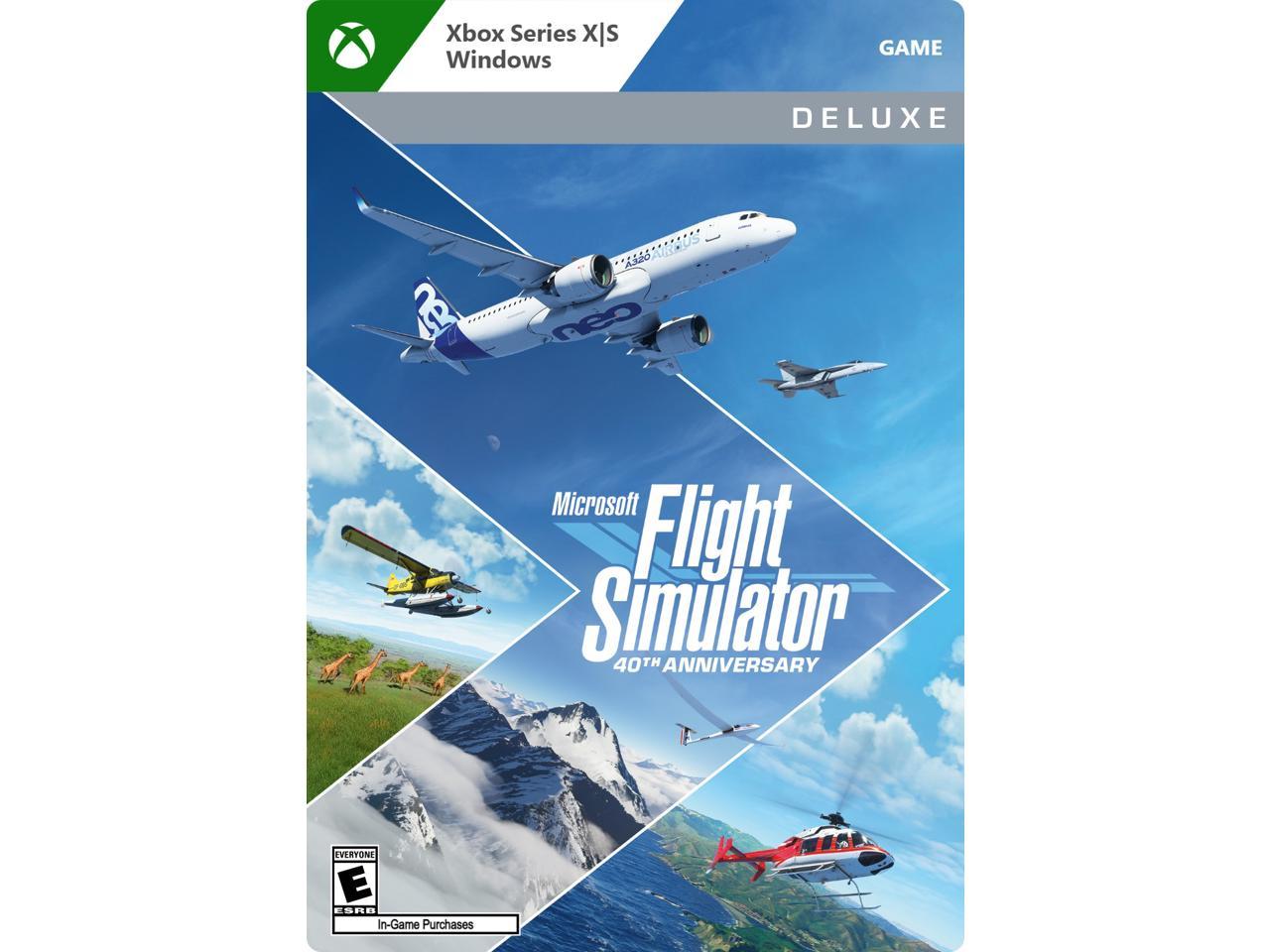 Microsoft Flight Simulator Th Anniversary Deluxe Edition Xbox Series X S Windows Digital