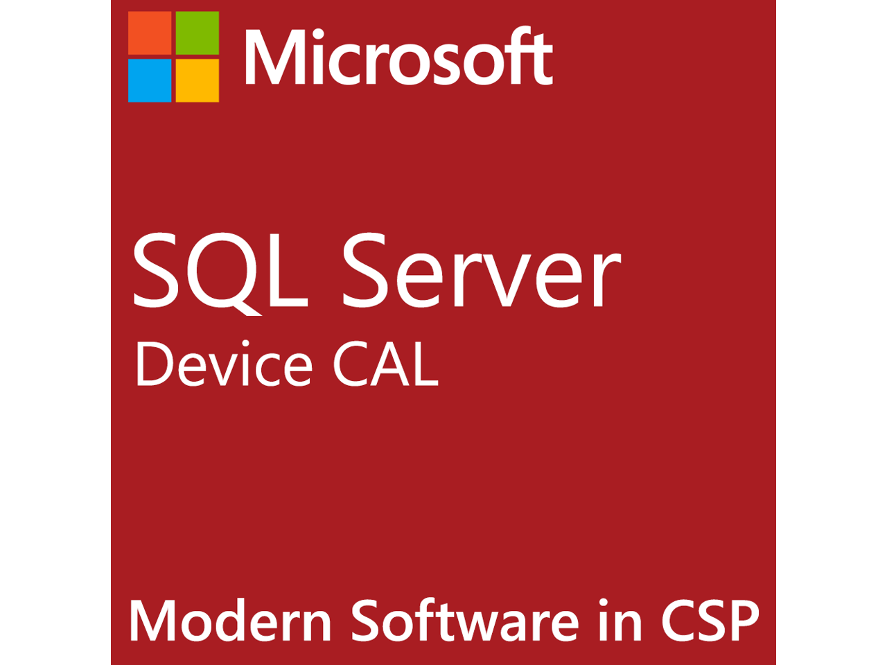 Microsoft SQL Server 2022 1 Device CAL Modern Software in CSP Perpetual Tenant ID