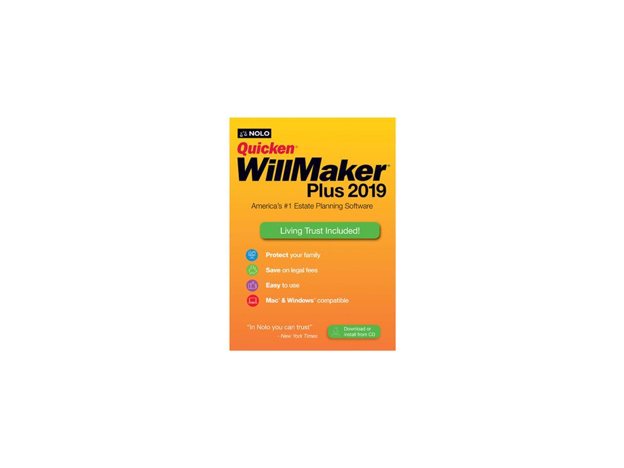 nolo quicken willmaker plus 2019 book and software kit