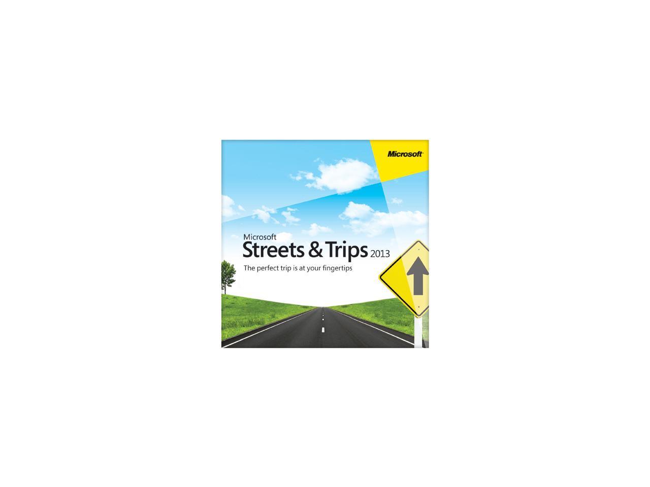 import directions for microsoft streets and trips 2013