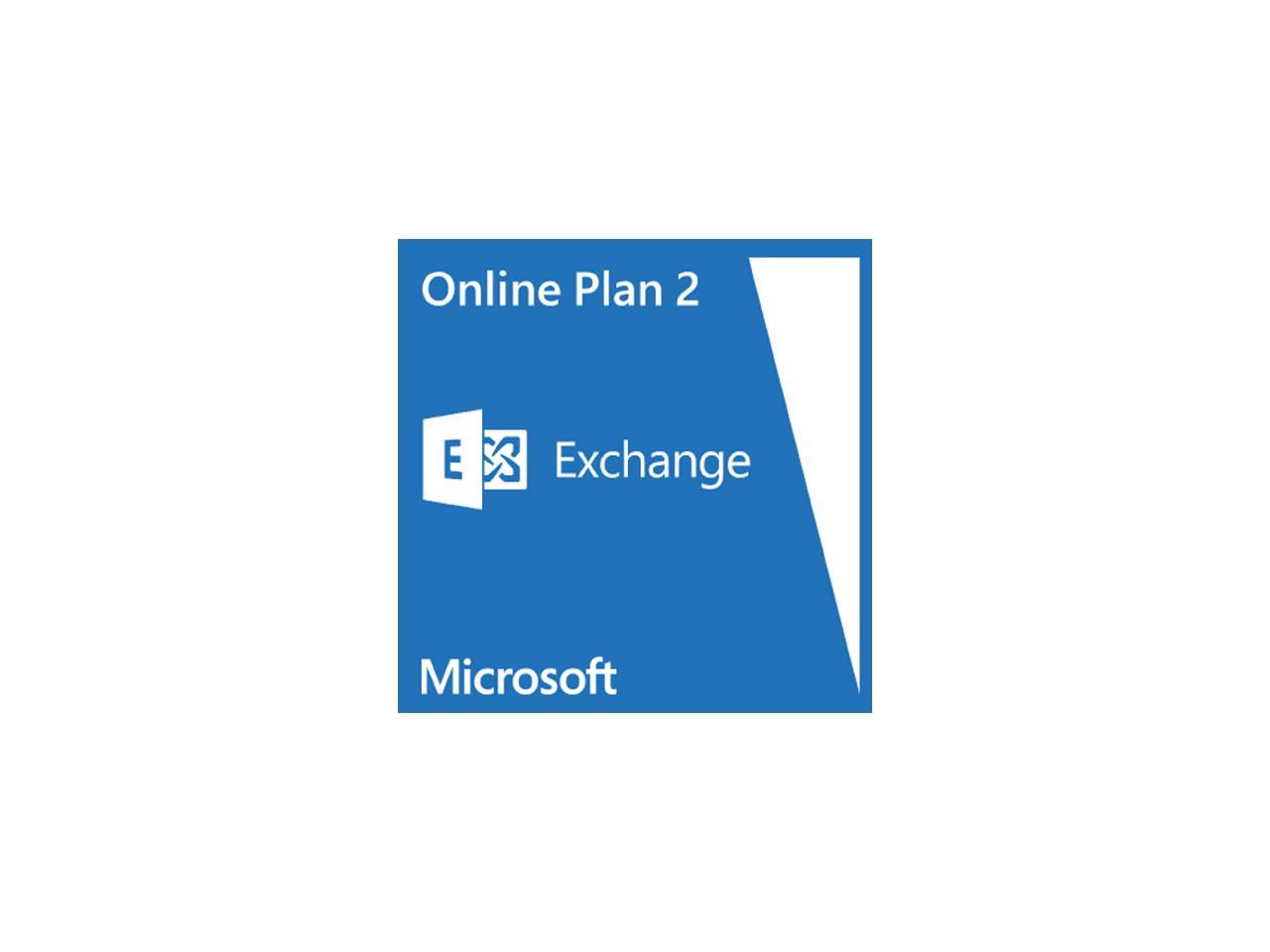 Microsoft Exchange Online Plan 2 - Subscription license ( 1 year ) - 1 ...