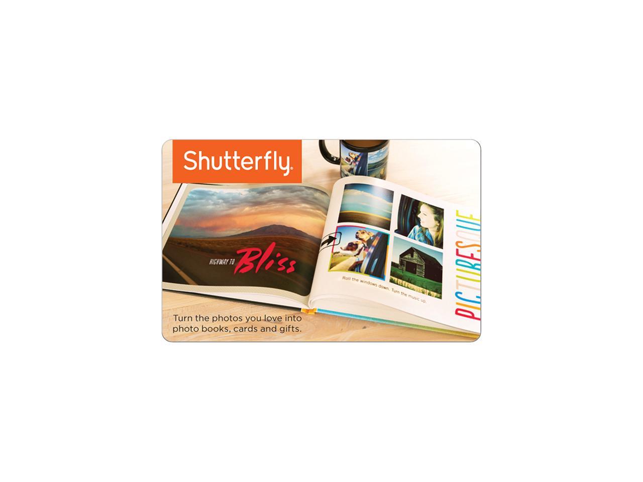 Shutterfly 25 Gift Card Email Delivery Newegg Com