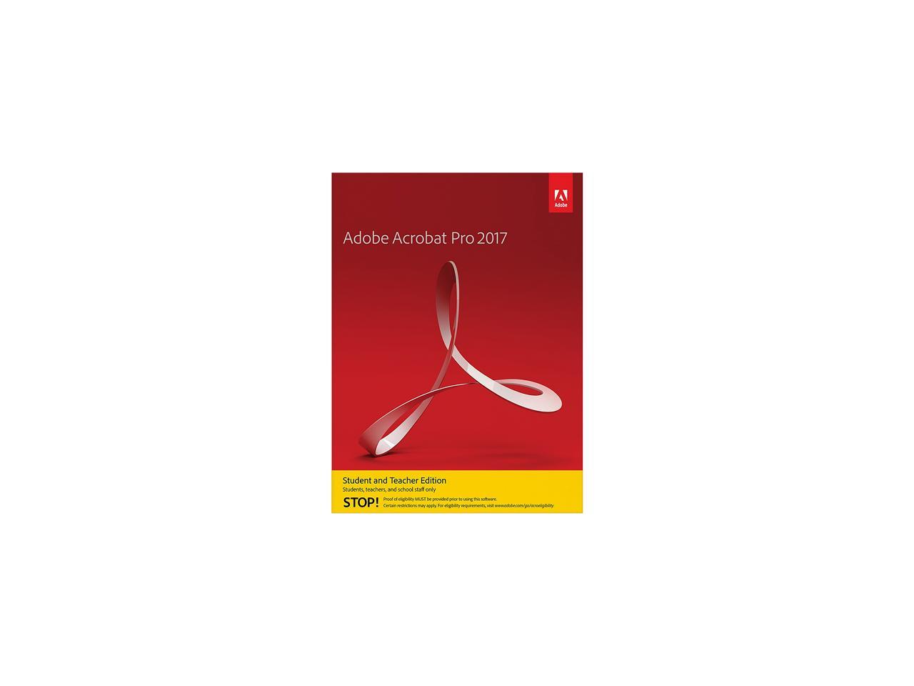 adobe acrobat pro student and teacher edition 2017 mac download